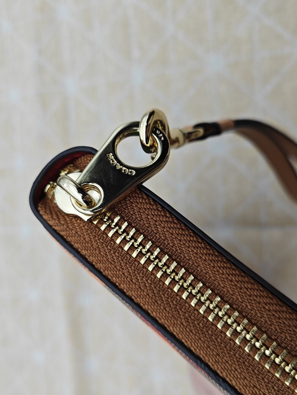 Coach Multicolor Signature Zip Wallet - Picture 5 of 6